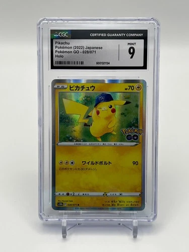 Pikachu 028/071 S10b: Pokémon GO Holo (Japanese) CGC 9