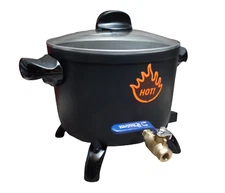 MELTING POT 5 QUART WAX MELTER/WAX MELTING WITH SPOUT / WARRANTY/ELECTRIC