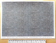 Papier autocollant brique ingénierie dure pour O gauge-échelle 1:48-feuille A4