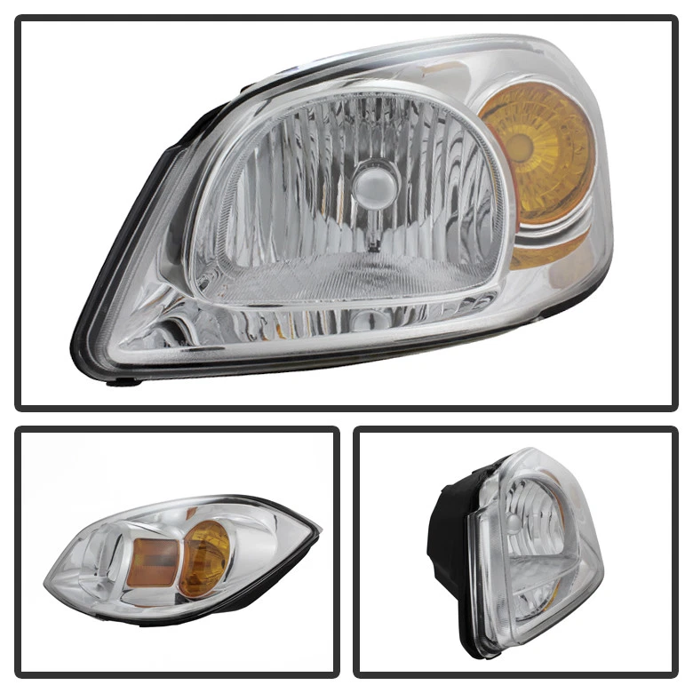 Par de faros de cristal Pursuit 2005-2010 Cobalt 07-10 Pontiac G5 05-06 Foto 2 de 4