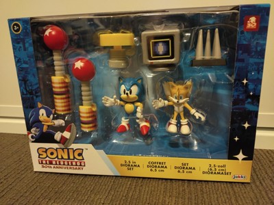 Sonic The Hedgehog 30th Anniversary Diorama Set Sonic and Tails 2.5 ...