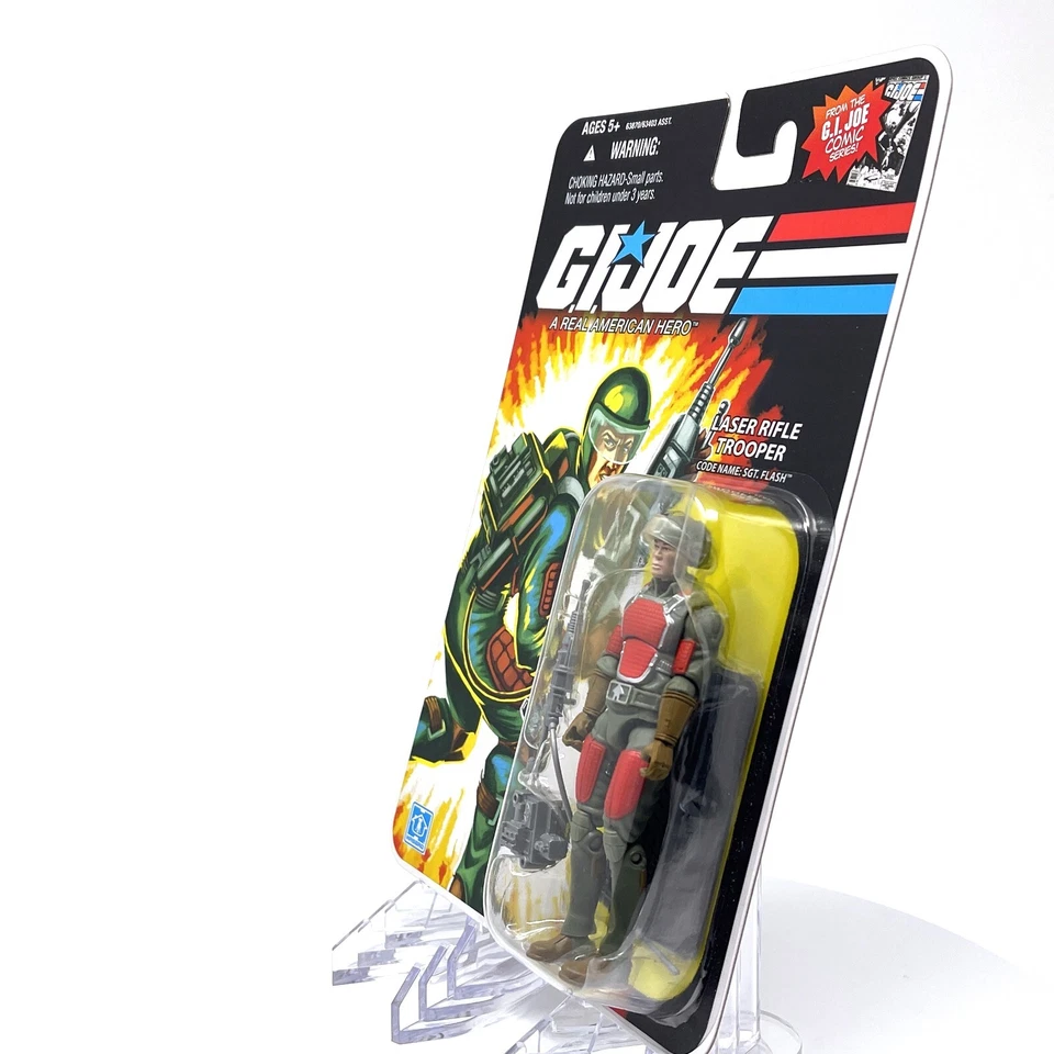 GI JOE Sgt. Flash Laser Rifle Trooper Vintage 2008 From The Comic Book Series - Image 3 of 4