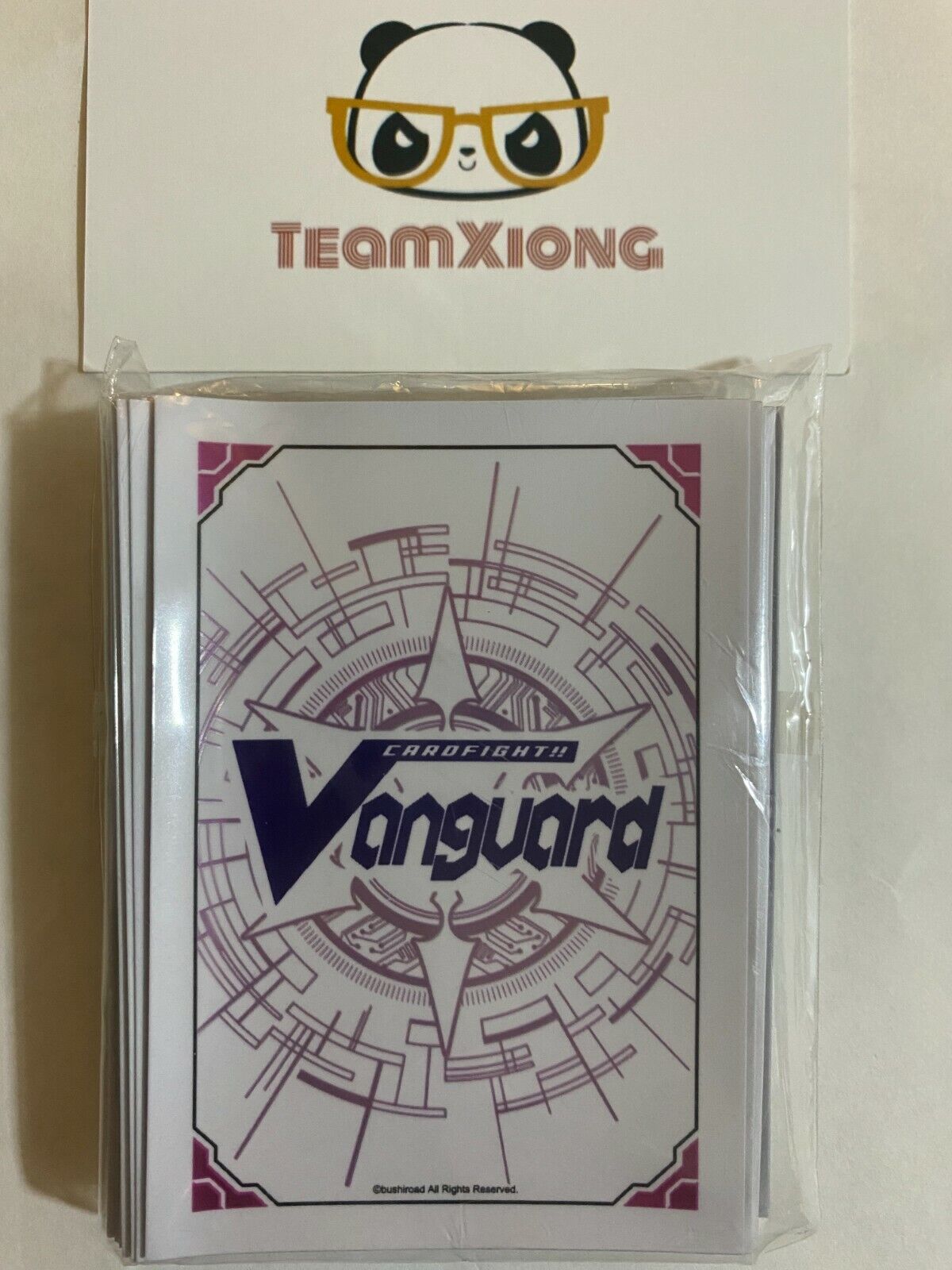 Cardfight Vanguard GZ White & Purple Mochi Promo 53 Pcs Card Sleeve SEALED