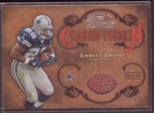 2004 Donruss Classics Pigskin Emmitt Smith COWBOYS Real Super Bowl Football Cut
