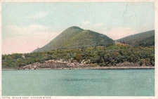Postcard NY Hudson River New York Sugar Loaf Unposted Vintage PC G7312