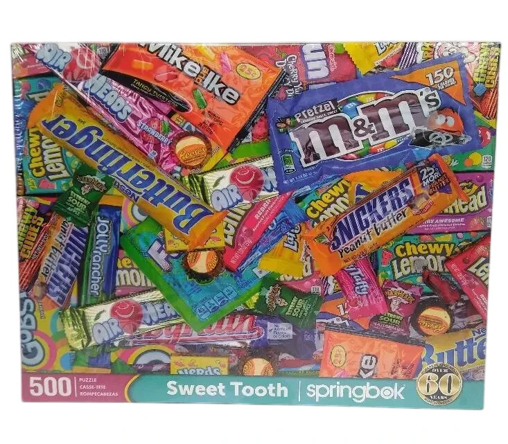Springbok 1000 Piece Puzzle -  Sweet Tooth Candy -  2023 Sealed Box  NEW