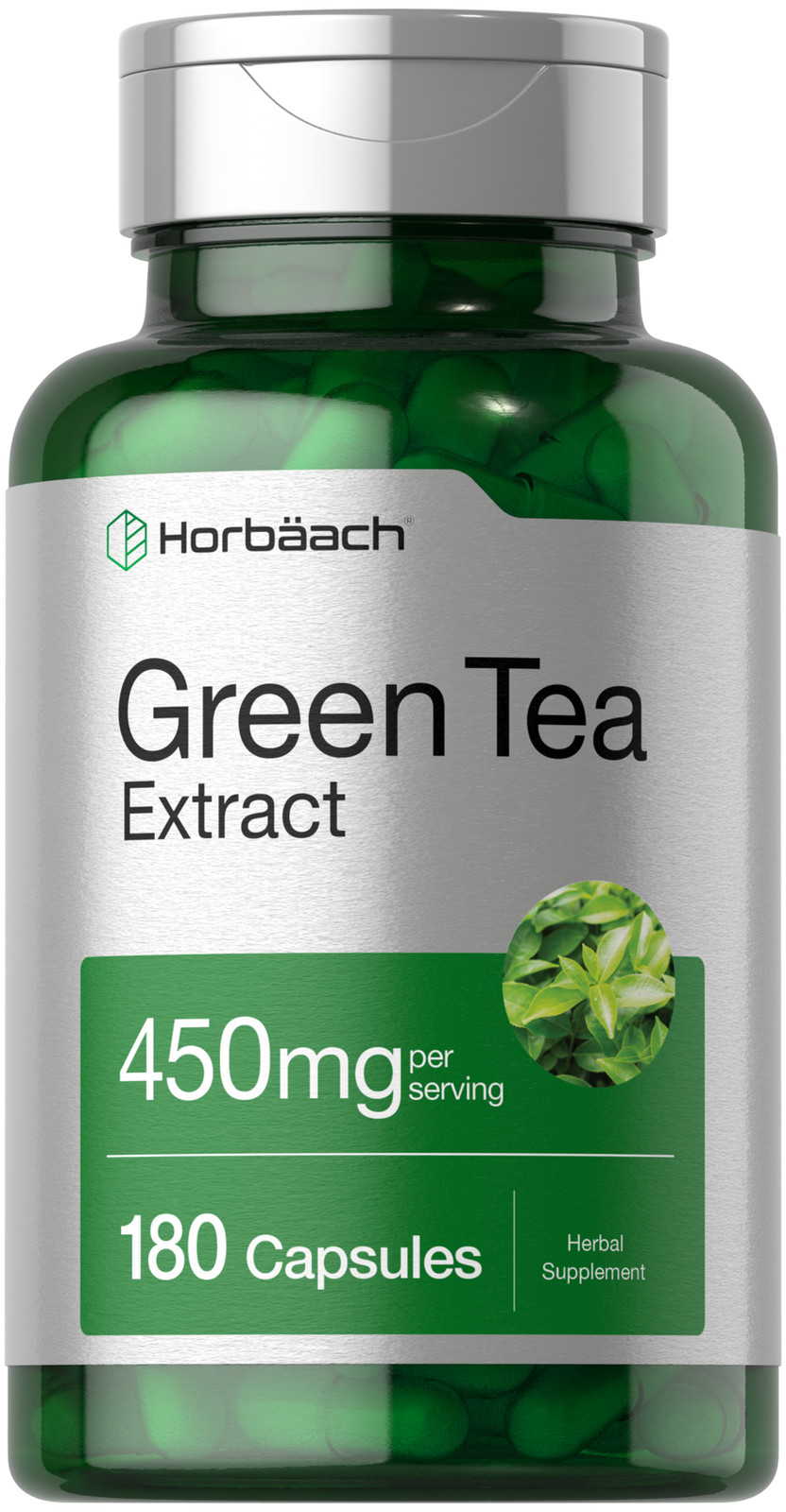 Extract Capsules 450mg | 180 Count | Non-gmo | By Horbaach