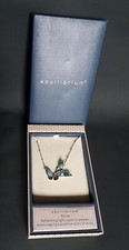 NEW Equillibrium 2 Butterflies Necklace. Boxed.