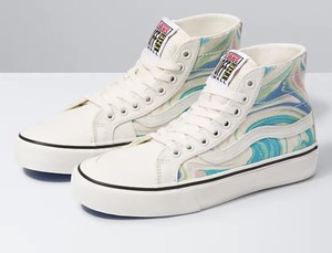 vans resin swirl slip on