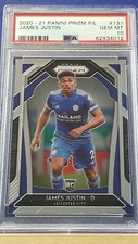 James Justin - 2020 Panini Prizm Premier League  PSA 10