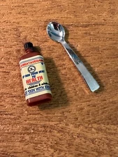 Miniature Vitameatavegamin Spoon Bottle Mattel I Love Lucy TV Commercial 2pc Set