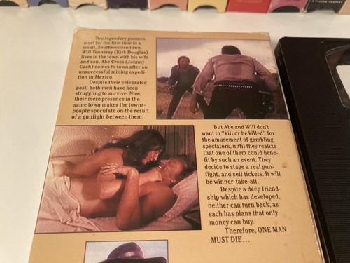 * Gunfight 1971 Western VHS Kirk Douglas Johnny Cash Karen Black - Picture 3 of 8