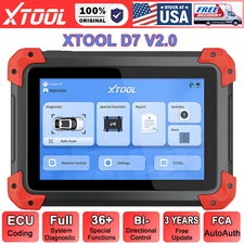 XTOOL D7 V2.0 Auto Bidirectional Full System Diagnostic Scan FCA AutoAuth Tool