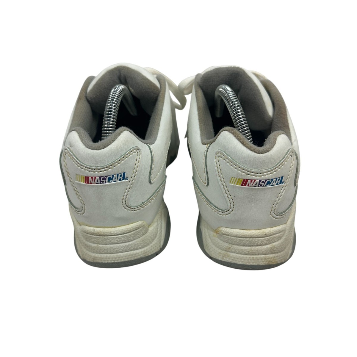Vintage NASCAR Athletic Shoes Mens 8.5 White Fastlane | eBay display picture 2