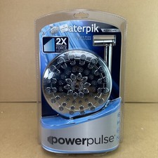 Waterpik Powerpulse Massager and Rain Shower Head w/ 6 Spray Settings - NEW