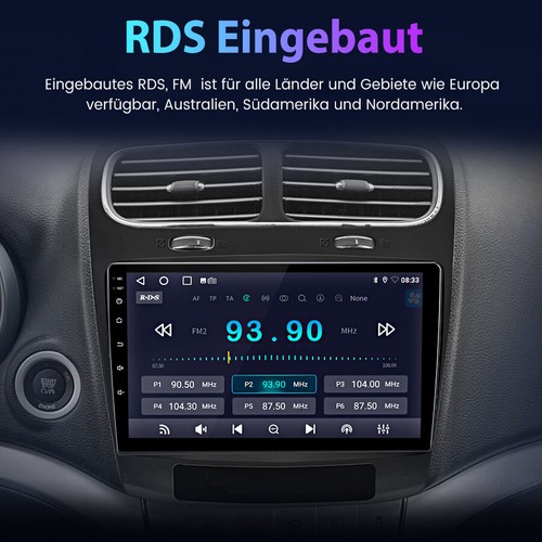 2+32G Für Dodge Journey Fiat Freemont Autoradio Carplay Android GPS NAVI BT DAB+ - Bild 11 von 12