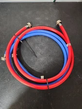 EASTMAN 2-Pack 6ft 3/4-in Hose Thread Inlet Outlet PVC Washing Machine Connector