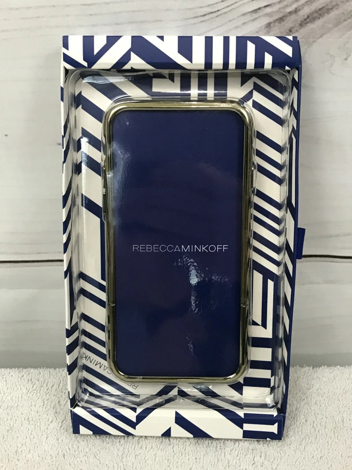 Funda de Teléfono Rebecca Minkoff Cuero Almendra Amortiguador Deslizable para iPhone 7 8 Foto 3 de 4