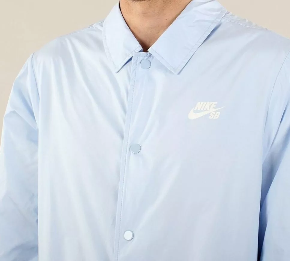 Albardilla águila prestar NIKE SB SHIELD MEN&#039;S COACHES JACKET 829509 466 LIGHT BLUE MED RARE |  eBay