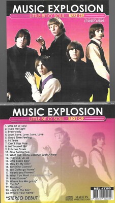 MUSIC EXPLOSION-LITTLE BIT O' SOUL/BEST OF-24 CUTS-12 STEREO DEBUTS-NEW CD