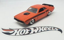 2010 Hot Wheels Green Lantern '71 Dodge Challenger Orange Loose
