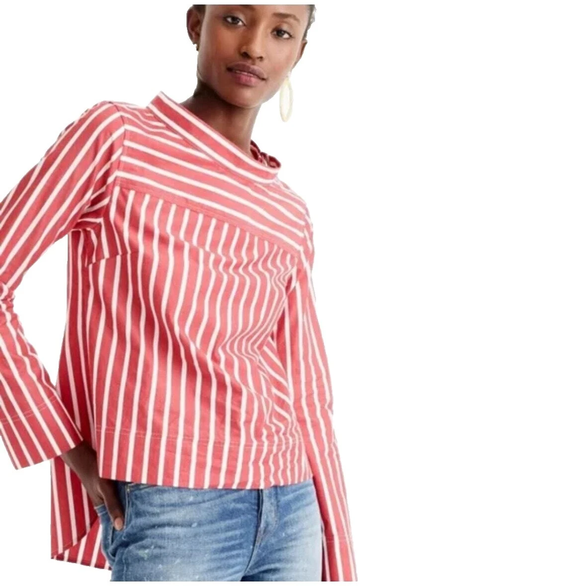 J.CREW Striped Regular Size Tops for Women