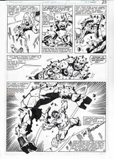 THE INCREDIBLE HULK # 262 PAGE 18 MARVEL 1981 SAL BUSCEMA 1/2 SPLASH