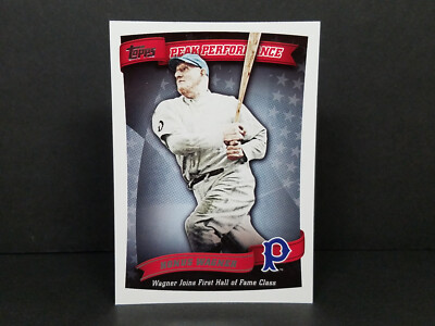 2010 Topps #PP-3 Honus Wagner, Pirates (HOF) - Peak Performance Insert