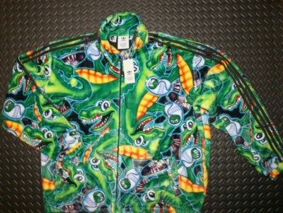NEW MEN'S ADIDAS ORIGINALS KERWIN FROST TREFOIL CROCODILE JACKET