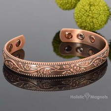 Copper Bracelet Women Healing Magnetic Bangle Arthritis Bracelet Small Wrist -FC