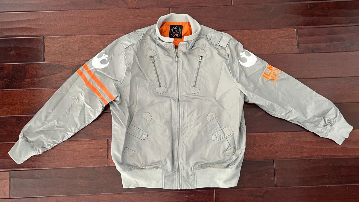 STAR WARS ILM VFX Crew 2015 Flight Jacket Size 2XL The Force