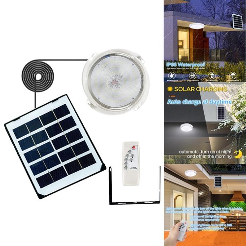 Home Smart-LED Solar Light Indoor Solar LED Ceiling Pendant With Remote Control - Picture 5 of 6