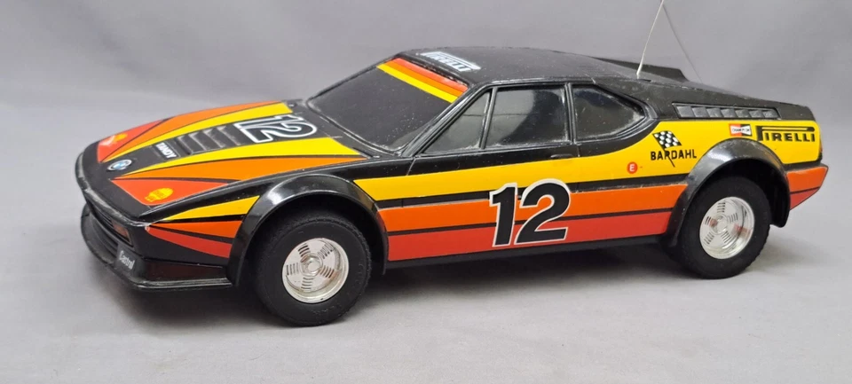 Vintage 80s Radio Shack Tandy BMW M1 Radio Controlled RC Car Tandy - Not Working - Image 4 of 4