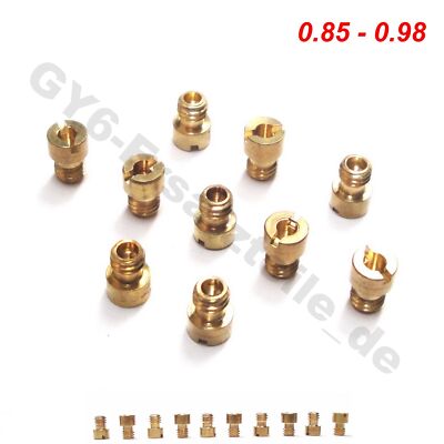VERGASER DÜSEN SET M4 0.85.-0.98mm z.B. CHINA ROLLER ZNEN YIBEN JONWAY JINAN SYM