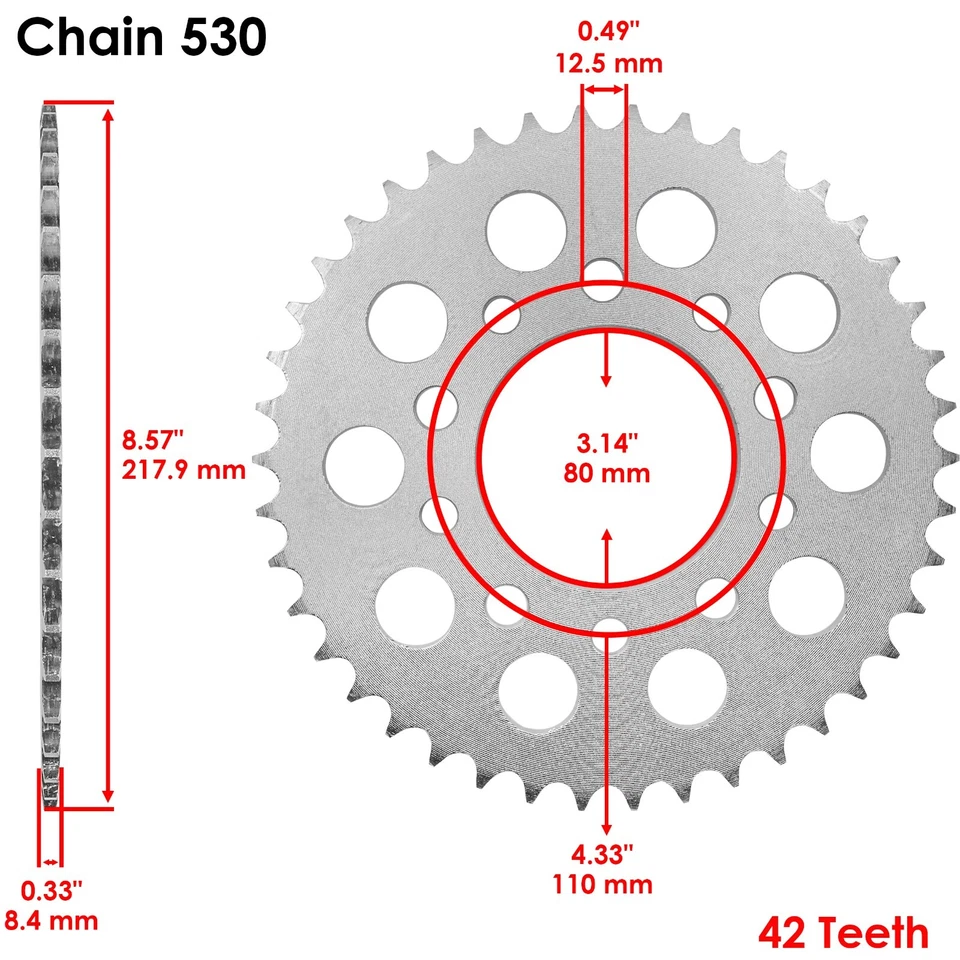 Kit de cadena de transmisión y piñones de junta tórica negra para Honda CB1000F Sc30 1993-1998 Foto 4 de 4