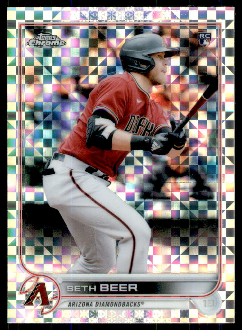 2022 Topps Chrome X-Fractor Seth Beer Arizona Diamondbacks #186 | eBay