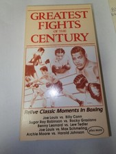 Greatest Fights of the Century VHS Tape