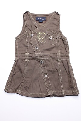 Villa Happ Jeans Kleid Mädchen Unterteil Gr. 80 Grün Baby 100% Baumwolle #Q-26