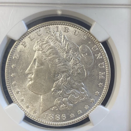 1886-P PCGS MS62 MORGAN SILVER DOLLAR