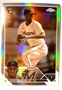 2023 Topps Chrome Update Series -Sepia Refractor #USC100 Eury Perez RC