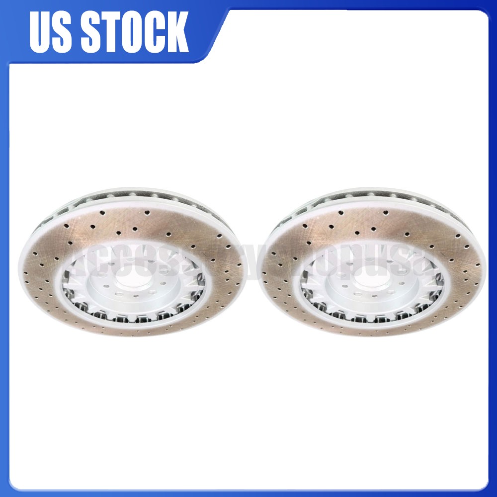 New Quattroporte Front Brake Rotors set of 2 For 14-21 Maserati Ghibli 670030935