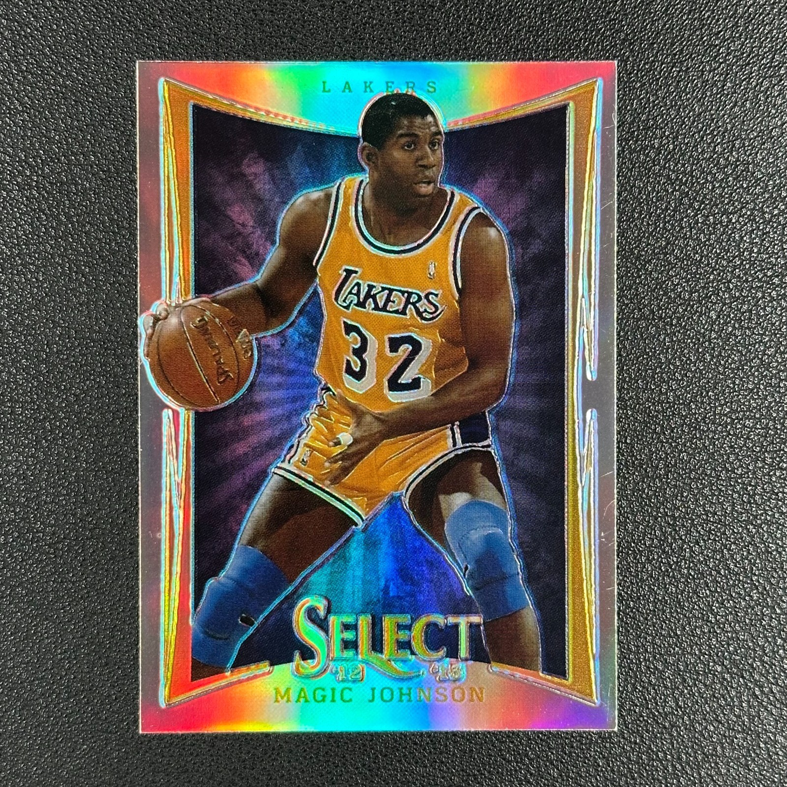2012 Panini Select Magic Johnson Silver Prizms Lakers#Z
