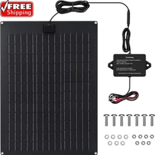 Solar Battery Charger Maintainer,  20W Solar Panel Kit for Dump Trailer Built-In