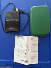 Toshiba Ext./Port. Hard Drive |2TB| w/ USB 3.0 cable / Moleskine Case/ Guide