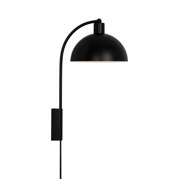 Moderne Skandinavische Wandleuchte Schwarz 1X40W/E14 IP20 - Ideal FüR Jeden Raum-image