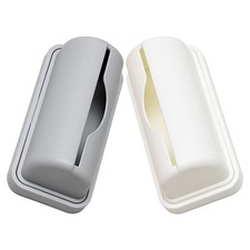 2 Pcs Trash Bag Storage Organizer Kitchen Dispenser Bin Liner Holder