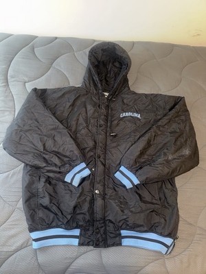 Vintage 90s Y2K North Carolina Tar Heels NCAA Zip Up Puffer Jacket Size Large