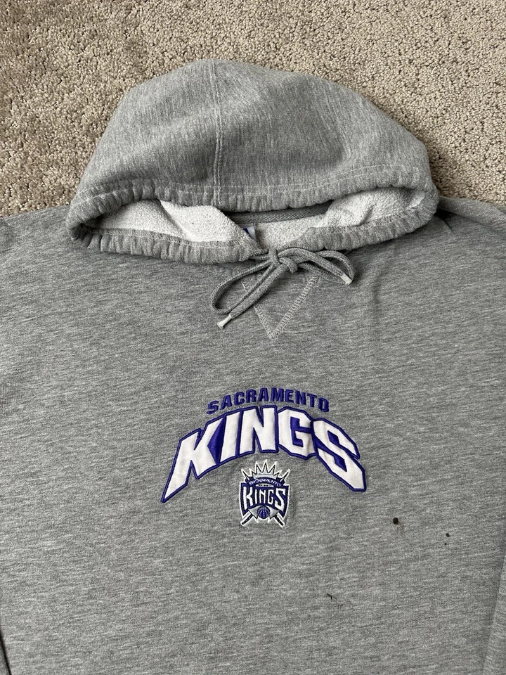 Vintage Mens Hoodie NBA Sacramento Y2K Streetwear, Basketball Size XL - Image 2 of 4