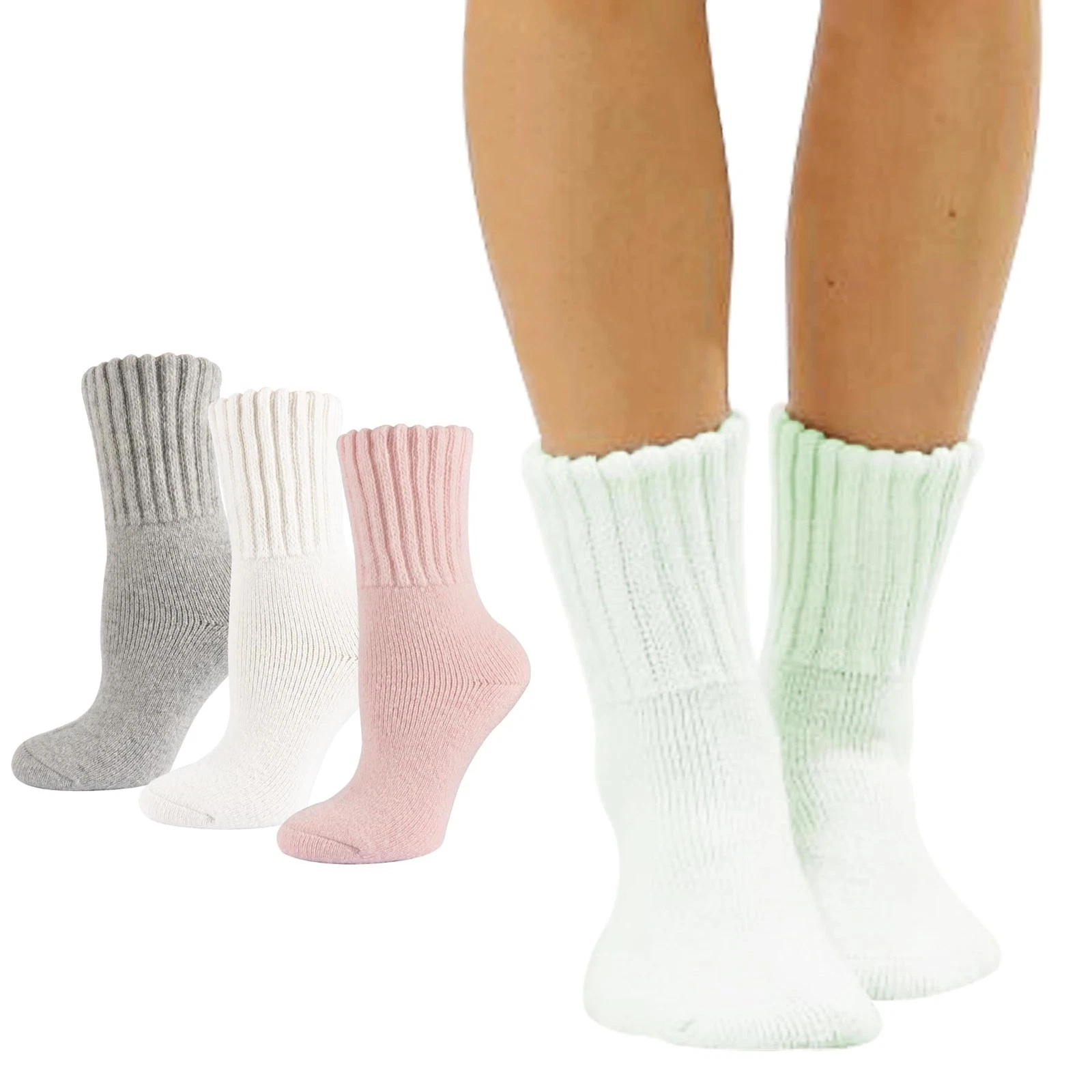 Women Wool Socks Thermal Boot Socks Winter Extra Thick Warm Cozy Sock For Wom...
