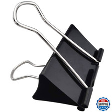 Aellabus 2.4" Extra Large Black Binder Clips 36 Pack Paper Clamps Office School